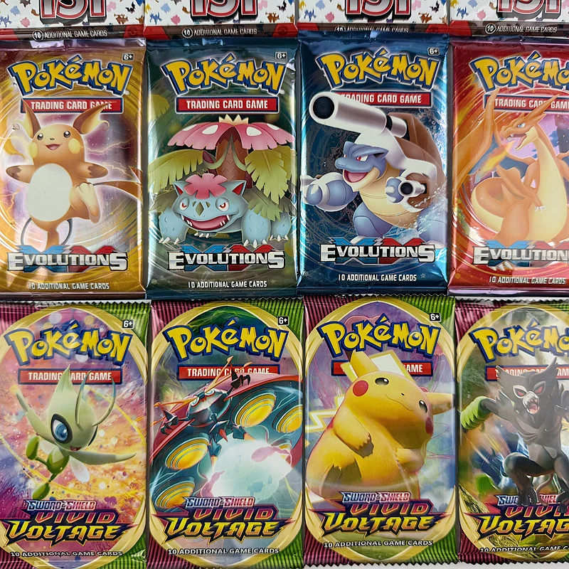 10/20pcs Pokemon Cards GX Tag Team Vmax EX Mega Energy Shining Game Battle Carte Trading Collection Cards Toys Children Gifts