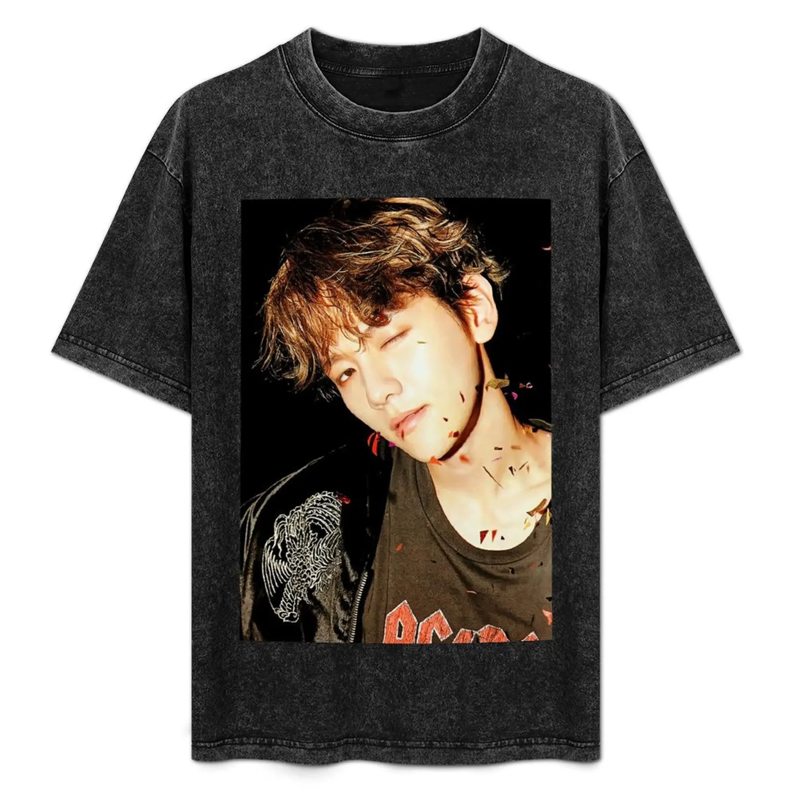 Baekhyun T-Shirt blue archive Aesthetic clothing clothing for men