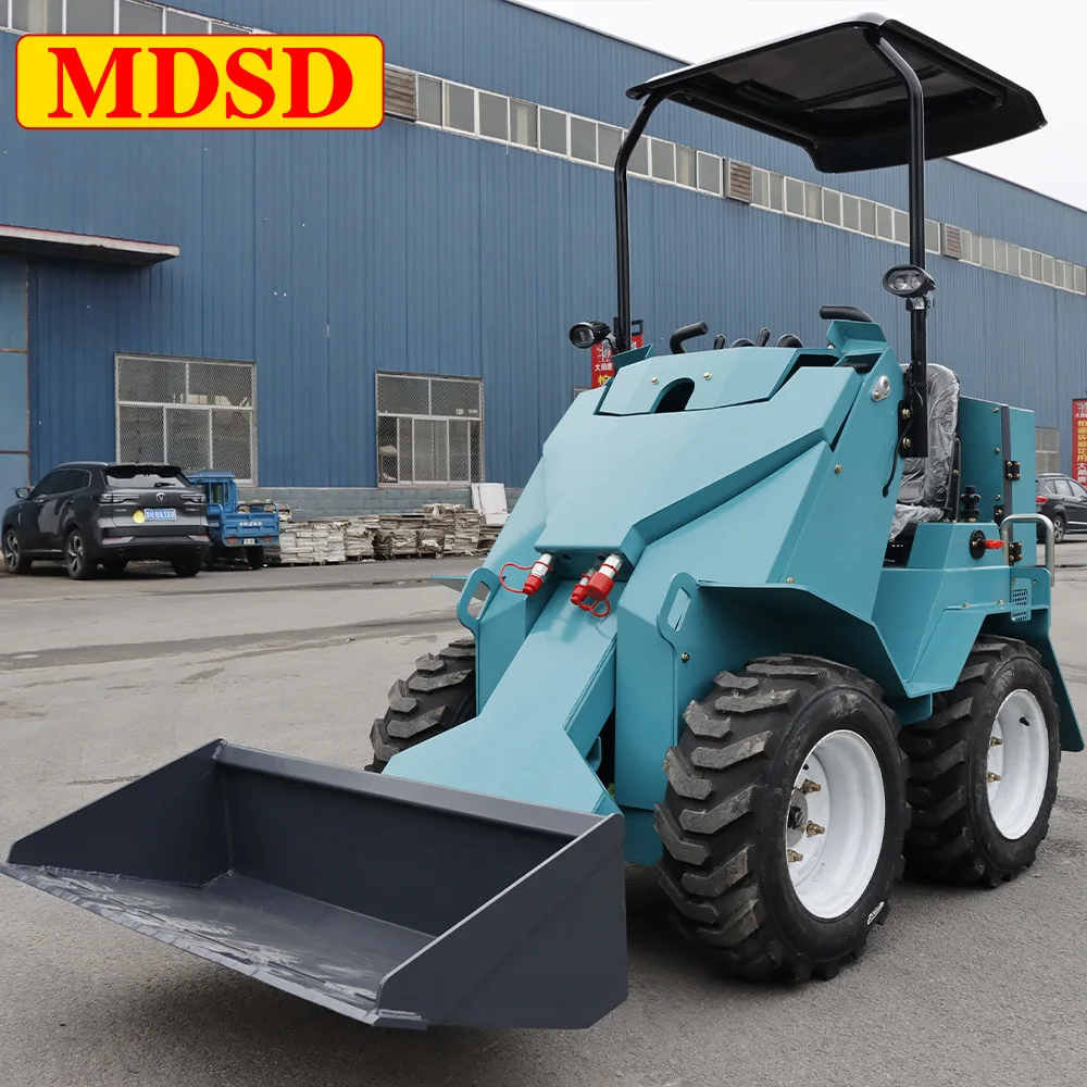 

Mini Wheel Skid Steer Loader M-490S with Hydraulic System Customize Small Skid Steer Loader for Landscaping Digging Transport