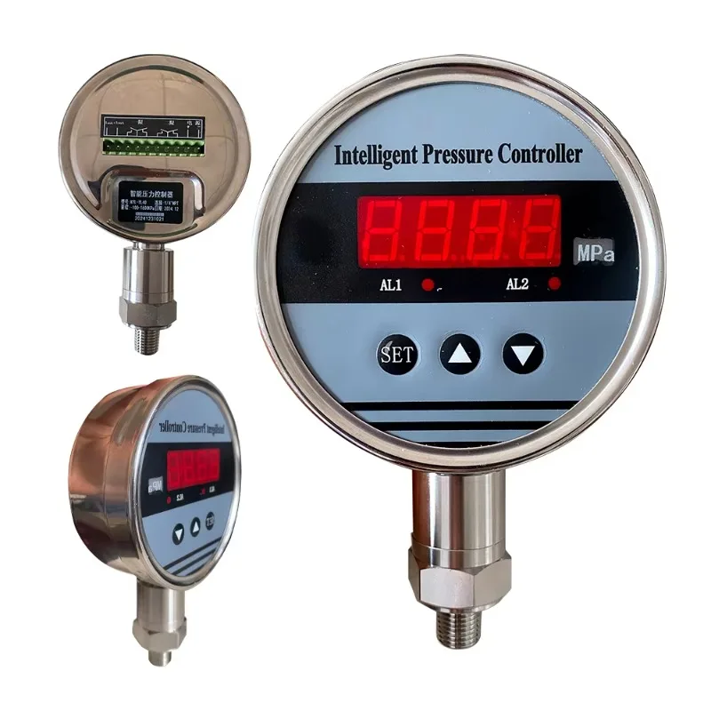 

Intelligent pressure controller switch digital relay output signal pressure gauge