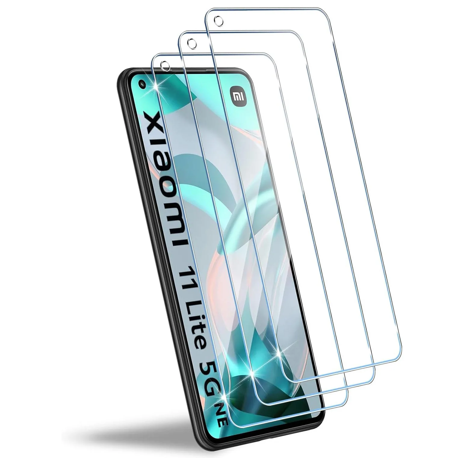 

3pcs Tempered Glass Screen Protectors For Xiaomi Mi 11 Lite 5G/Mi 11i/Mi 11X/Mi 11X Pro/11T/11T Pro/11 Lite 5G NE Glass Film