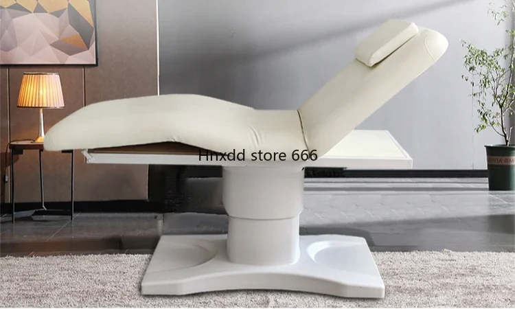 Electric Lifting Massage Facial Bed Chinese Medicine Beauty Salon Special Bed with Hole Physiotherapy Bed