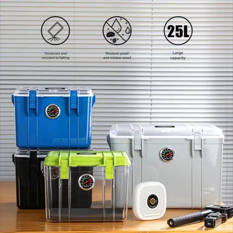 290x235x210mm Protection Toolbox Multifunctional Moisture-proof Camera Storage Box Photography Equipment Drying Hard Case 10L