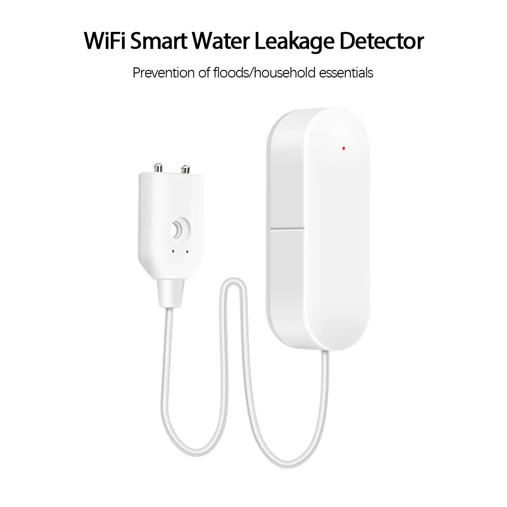 CORUI WIFI Tuya Smart Water Leak Sensor Detector Alarm Flood Water Leakage Sensor Compatible With Smart Life Google Home Alexa