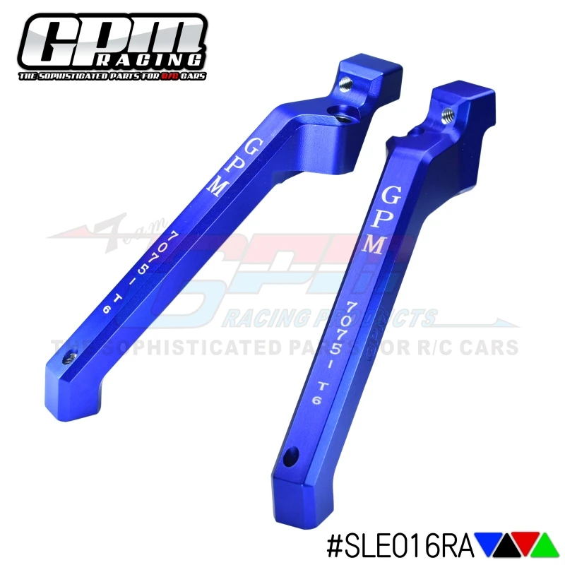 GPM Aluminum 7075-T6 Rear Chassis Brace For TRAXXAS 1/8 Sledge Monster Truck