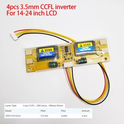 4 Lamp Universal CCFL Inverter 10V-30V Output For 15-24 inch LCD Display Monitor With 6P cable