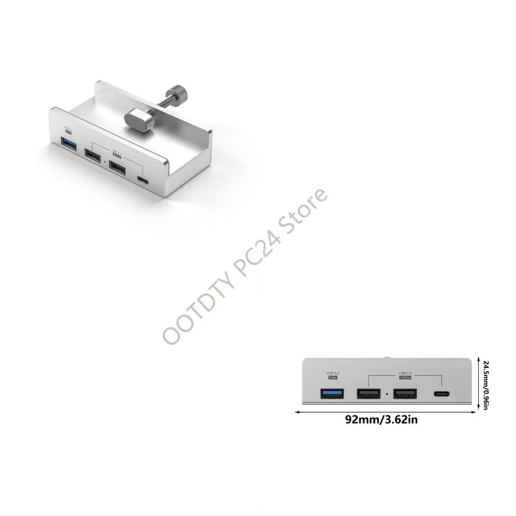 

H7BA USB2.0 HUB USB3.0 Адаптер на стойке экранного кронштейна Snap Multiport Multiport
