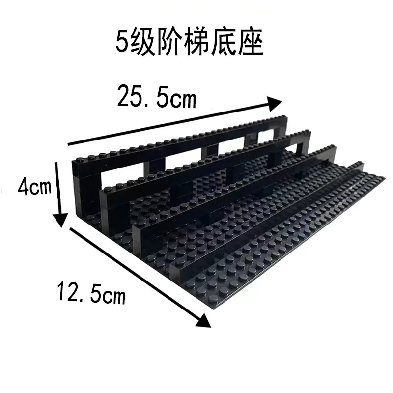 Puzzle assembly storage baseplate placement accessories scene with birthday gift
