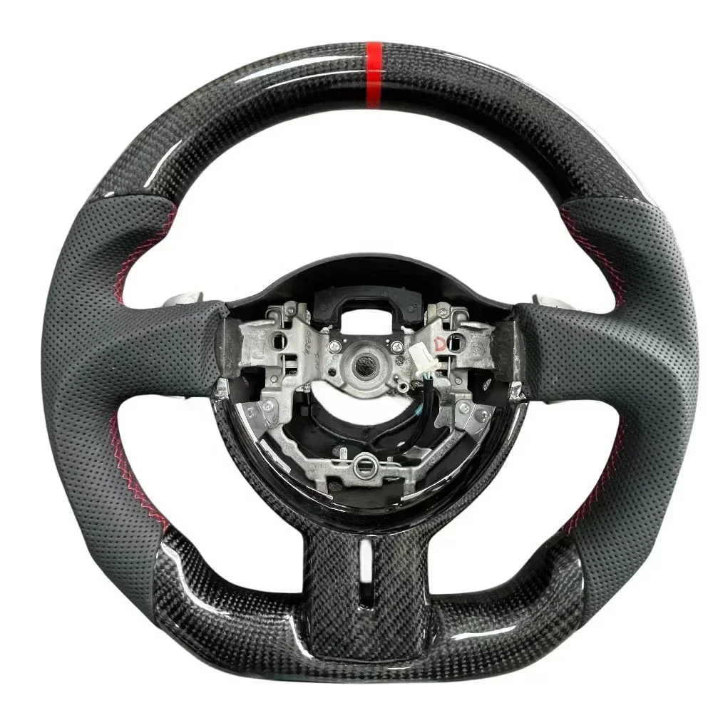 

A Multifunction Steering Wheel In Carbon/Black Leather For Toyota GT86/BRZ