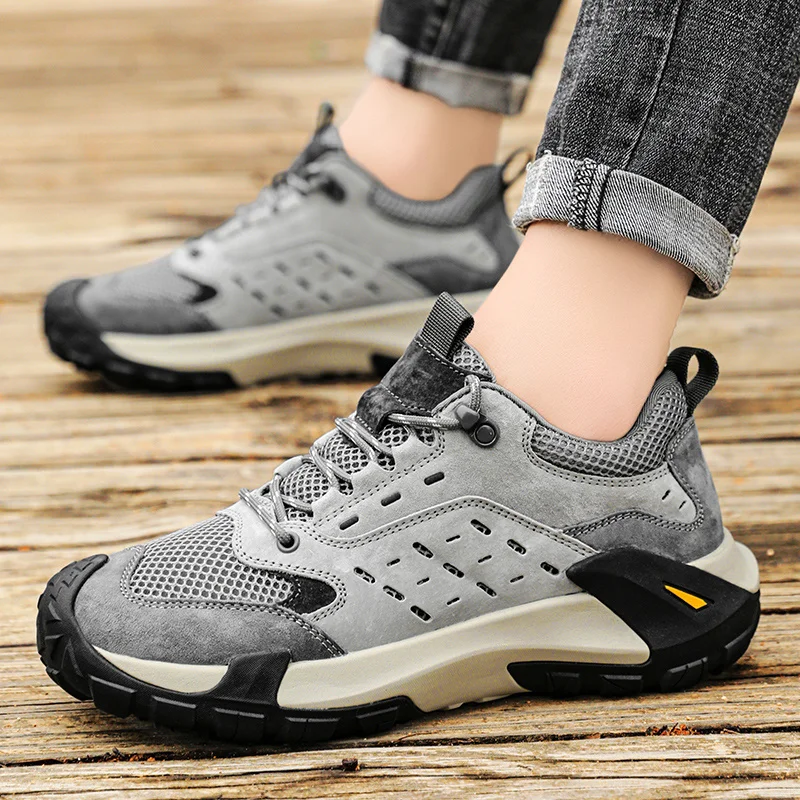 

Men's Casual Sports Shoes Comfortable Breathable Non-slip Wear-resistant Men's Low-top Hiking Shoes Suitable for Commute Fitness
