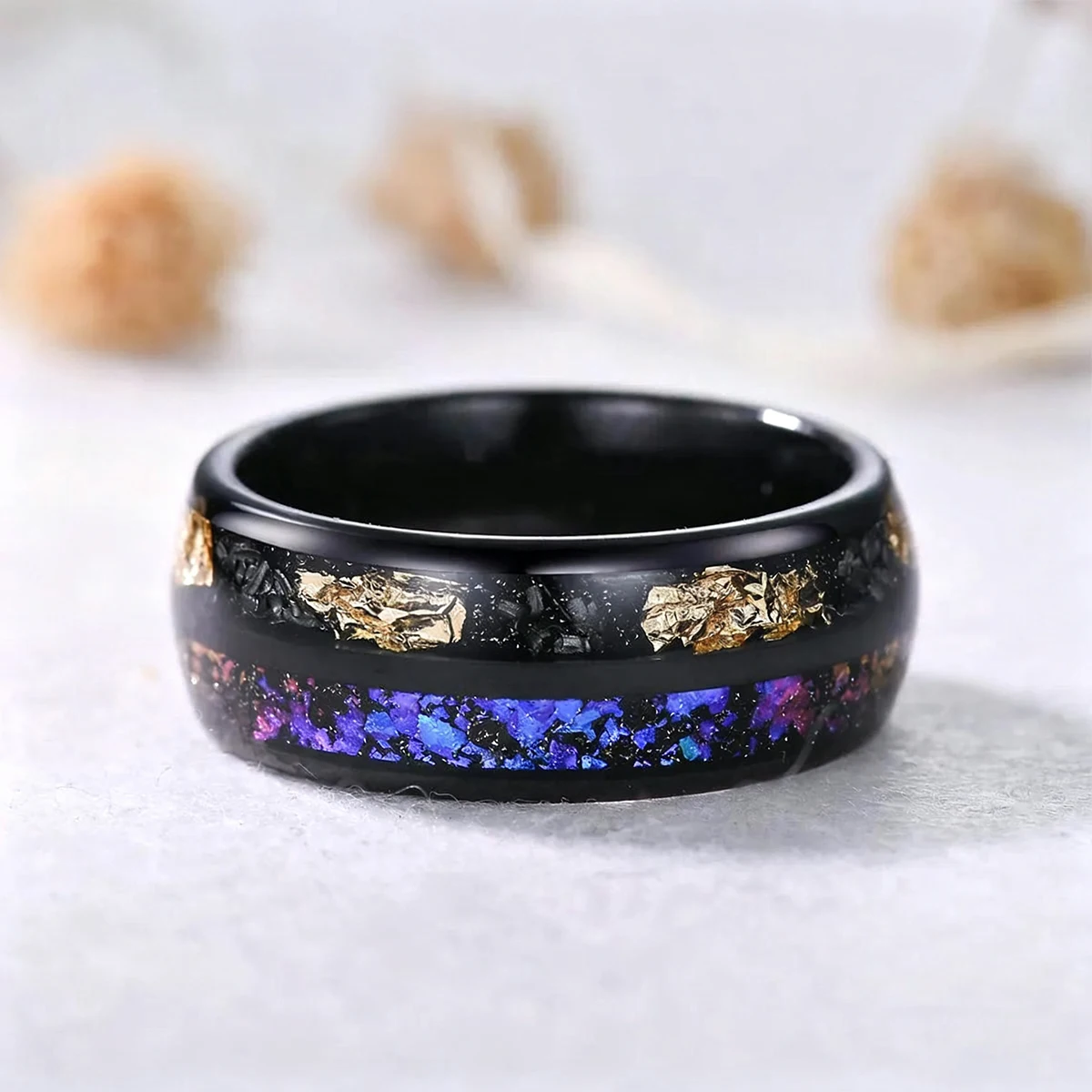 tungsten carbide rings for man anillos bague homme pareja de compromiso fashion jewelry wedding bands Amethyst engagement rings