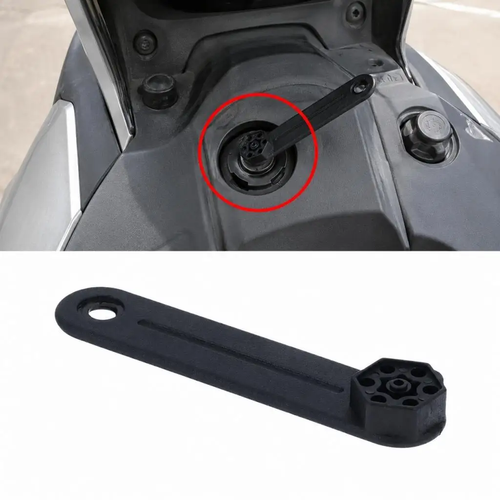 Motorcycle Seat Bucket Emergency Key Repair Easy to Use Professional Accessories Insert Key for Honda Lie Xing 125 Pcx150