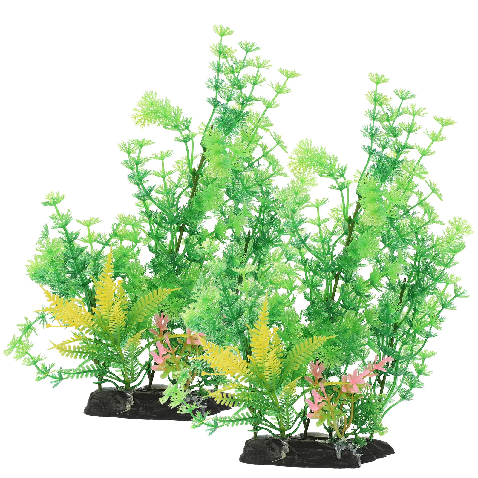 

2Pcs Artificial Aquarium Plants Lifelike Decorations Safe for Fish Tanks Highly Simulated Floating Vivid Design