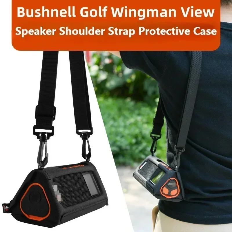 

Shoulder Strap Case for Bushnell Golf Wingman View Speaker Protective Case With Adjustable Shoulder Strap Pouches
