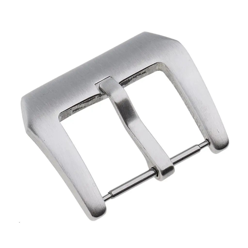 Metal Silver Watch Buckle Strap Pin Clasp Accessory for 16mm 18mm 20mm 22mm Watch Strap Repair