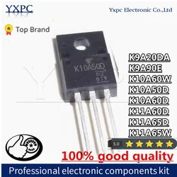 10pcs T K9A20DA K9A90E K10A60W K10A50D K10A60D K11A60D K11A65D K11A65W TO-220F MOSFET