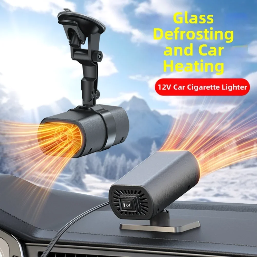 12V Car Heater Demister For Windows Windshield Defrosting Heater Adjustable Portable 360° Rotation Car Heater Car Accessories