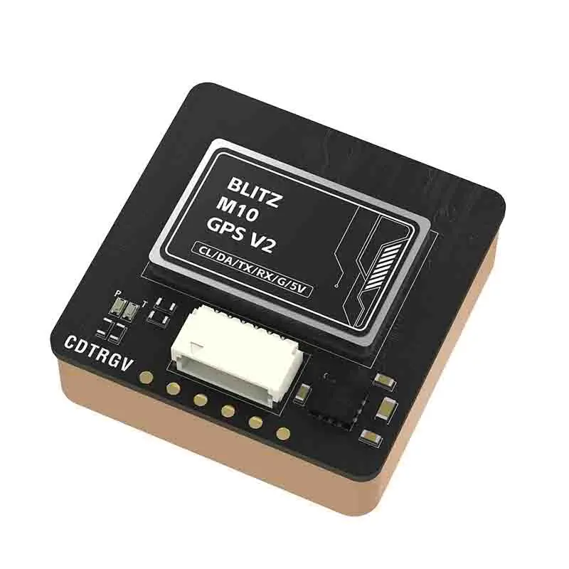 

IFlight BLITZ M10 V2 GPS Встроенный компас Чип 10-го поколения Малый размер, Быстрое позиционирование, стабильное подключение, Модель самолета