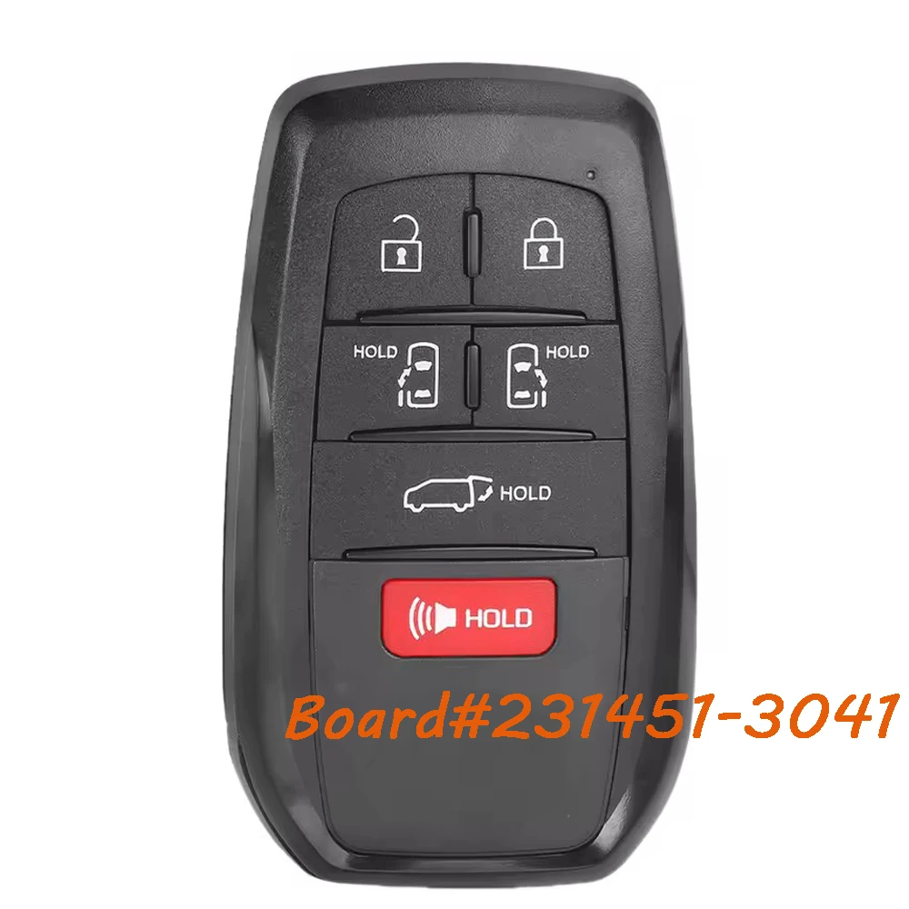 

KEYECU 231451-3041 Умный дистанционный брелок Prox без ключа для Toyota Sienna 2021 2022 2023 2024 2025 HYQ14FBX 314,3 МГц