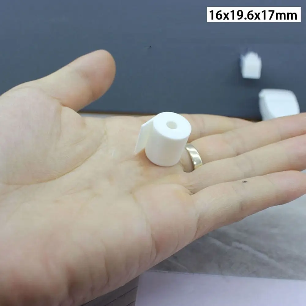 고품질 1:12 인형집 미니어처 종이 미니 DIY 롤 페이퍼 스탠드 포함 모델 하우스 종이 인형집 장식