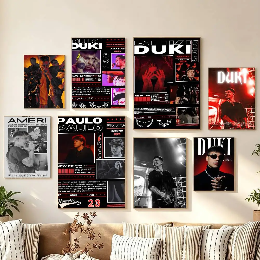 D-duki Rapper- Modern Wall Art Poster Print Decorative Artwork Home Decor Bedroom Living Room Office Decoration