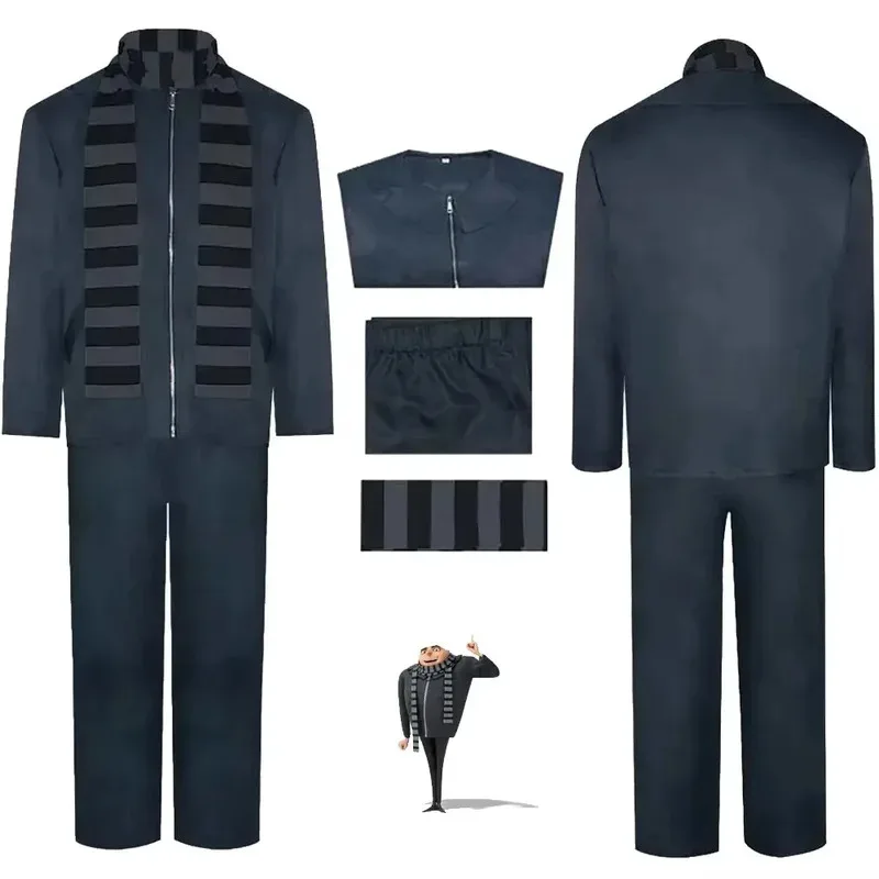 التوابع اللص أبي جرو تأثيري حلي معطف السراويل وشاح للتنكر DressParty الخيال ملابس هالوين كرنفال لعب الأدوار البدلة