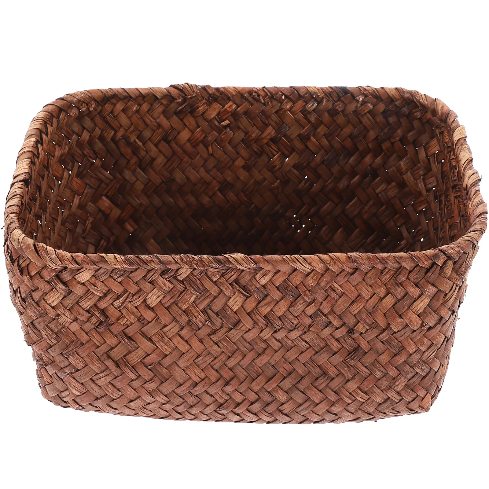 

1Pc Living Room Storage Basket Picnic Fruit Holder Exquisite Weaving Basket Weave Basket Sundries Organizer