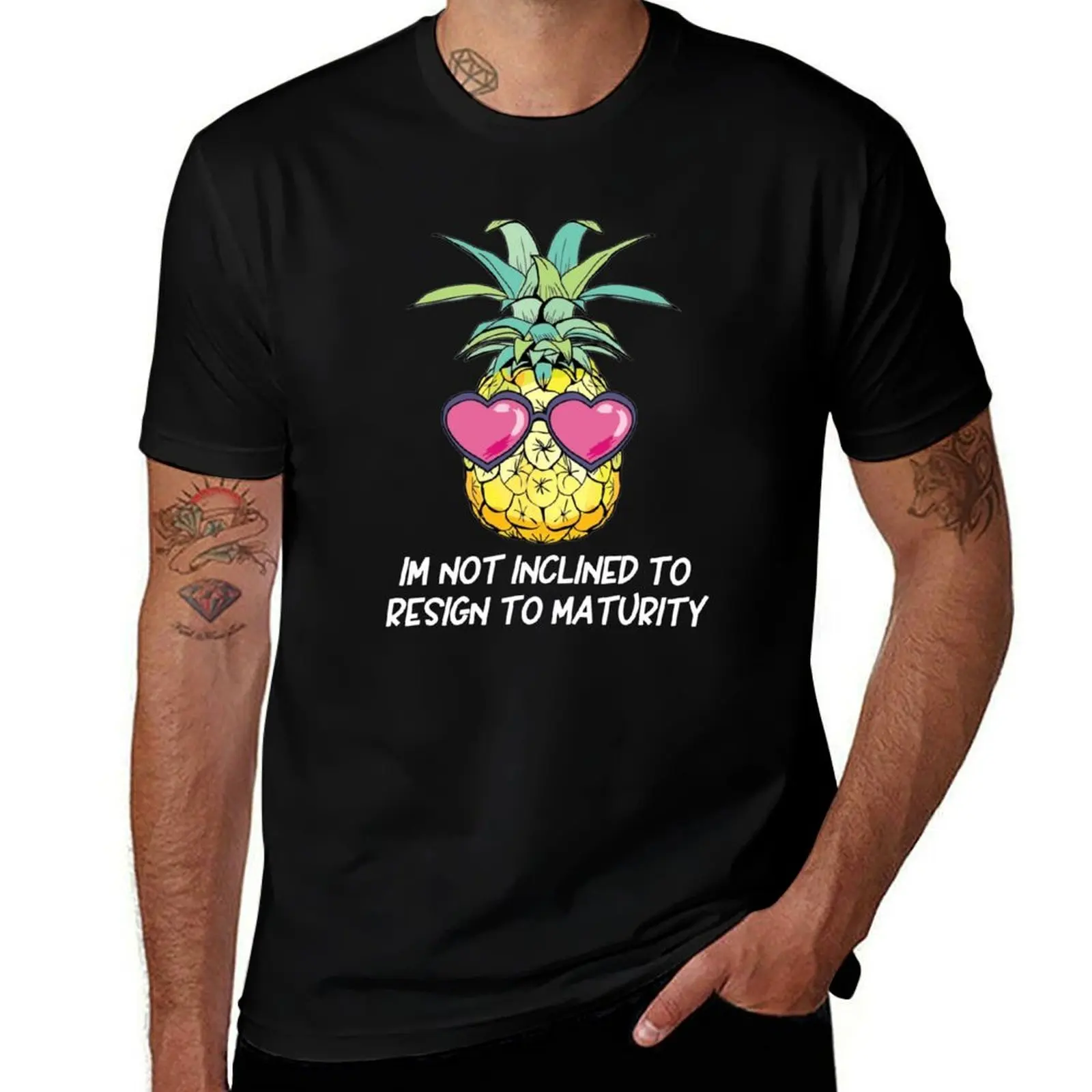 Im Not Inclined To Resign To Maturity T-Shirt Construction Work Tee Shirt