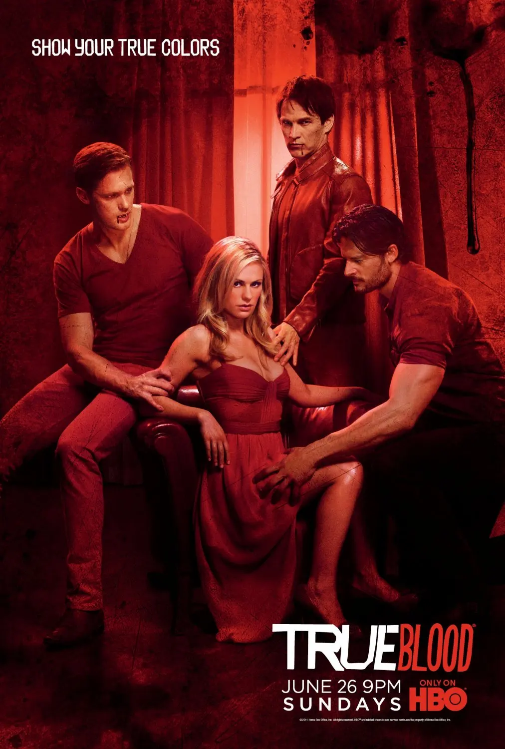 American Classic TV Movie True Blood Series Poster Quality Canvas Painting For Room Living Sofa Wall Art Home Decor Picture