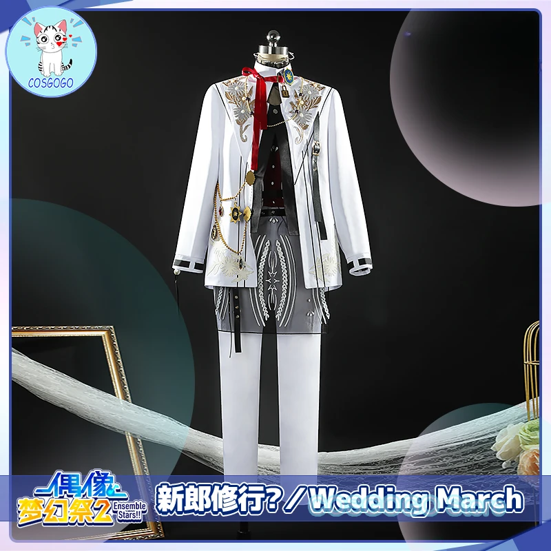 [Customized] Ensemble Stars Wedding March Morisawa Chiaki Sazanami Jun Kazehaya Tatsumi Cosplay Costume Clothing