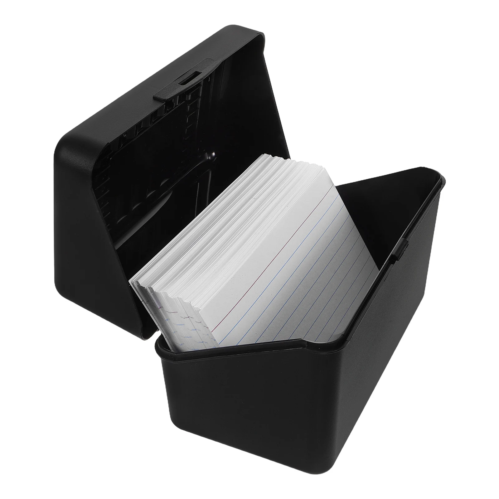 

Index Card Storage Box Memo Pads Holder Desk Note Board Organizer Case Large Capacity Multifunctional Office Use