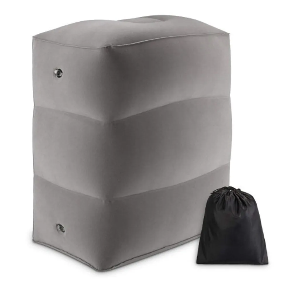 

Надувная подушка для ног, регулируемая по высоте, подушка, портативная подушка для ног, подушка для самолета, автомобиля, поезда, домашнего офиса