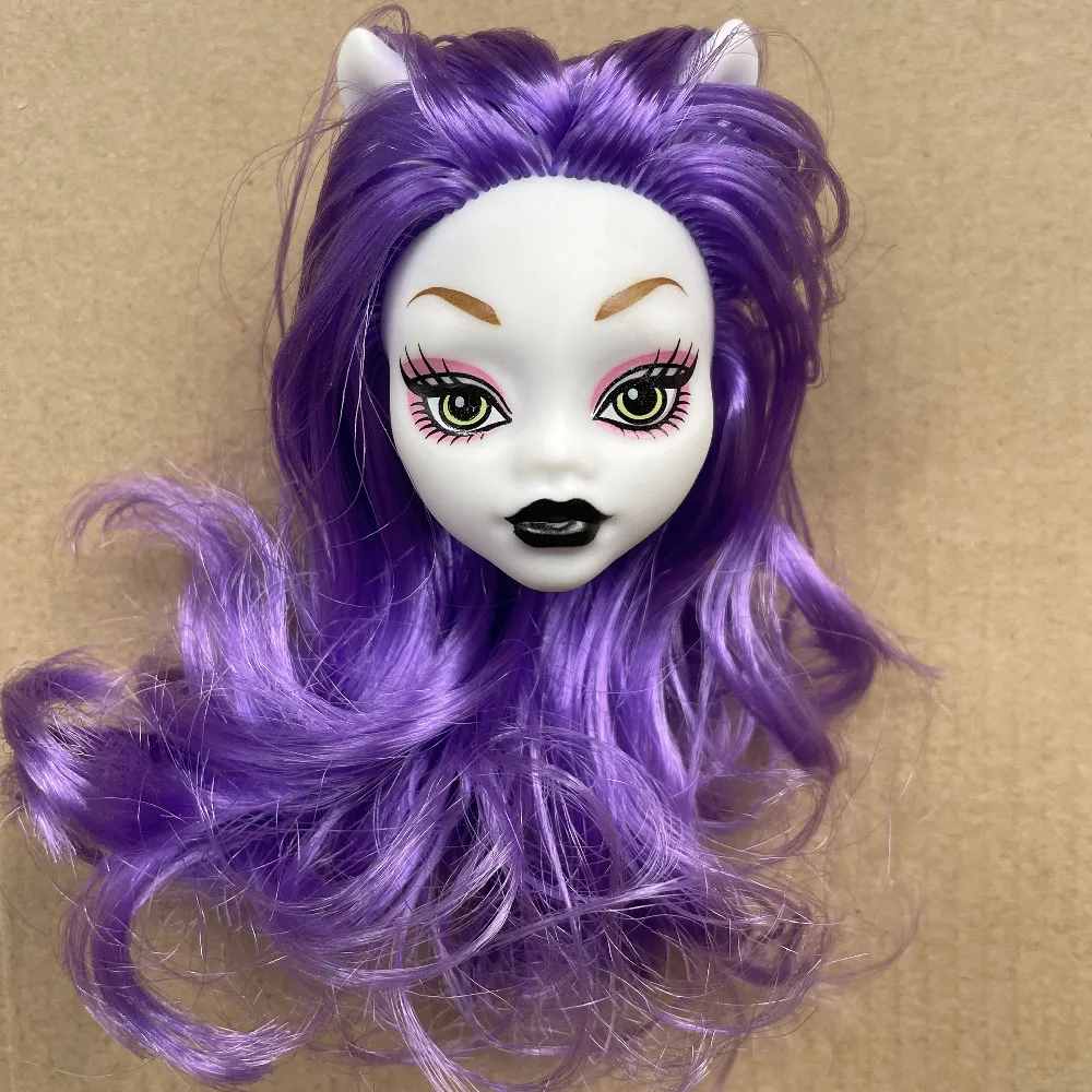 New Monster High Doll Body Multi-Joints Movable Doll Body Heads Figures Brown White Green Pink Beige Purple Body Bald Doll Heads