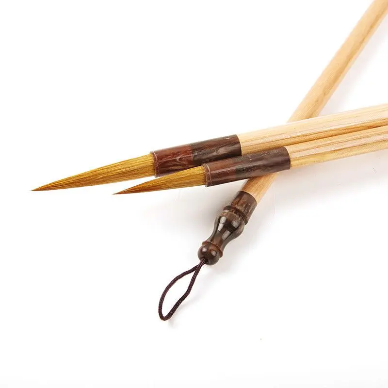 فرشاة الخط الصينية الصينية العادية تشغيل النص ابن عرس فرشاة الكتابة الشعر للمبتدئين الكتابة شو جين تي مخطوطة