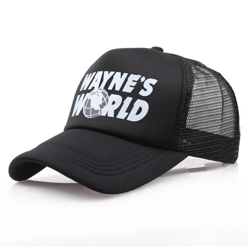 WAYNE\'S WORLD Trucker Hat Baseball Cap Hip Hop Dad Cotton Hats Snapback Wayne’s World Accessories Outdoor Riding