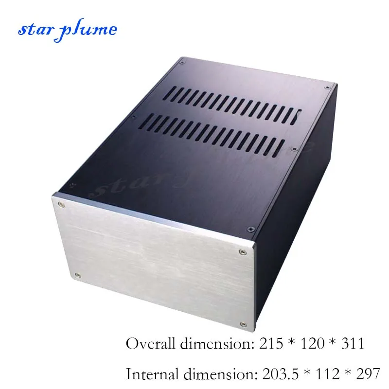 

(215*120*311mm) JC2212 All-aluminum Power Amplifier Case Decoder/Preamplifier/Vacuum Tube Amplifier Chassis Shell DIY Box