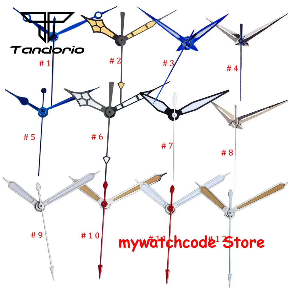 الطيار ساعة الأيدي الإبر مؤشرات مضيئة صالح NH34 NH35 NH36 NH38 Miyota8215 8205 821A ETA2824 PT5000 Movt ل 33 مللي متر-34 مللي متر الطلب