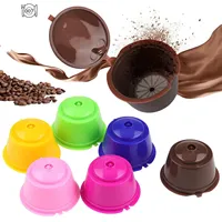 3pcs Refillable Capsule Filters Reusable Cups Refillable Coffee Filter Pods Reusable Universal for Nescafé Dolce Gusto Machines