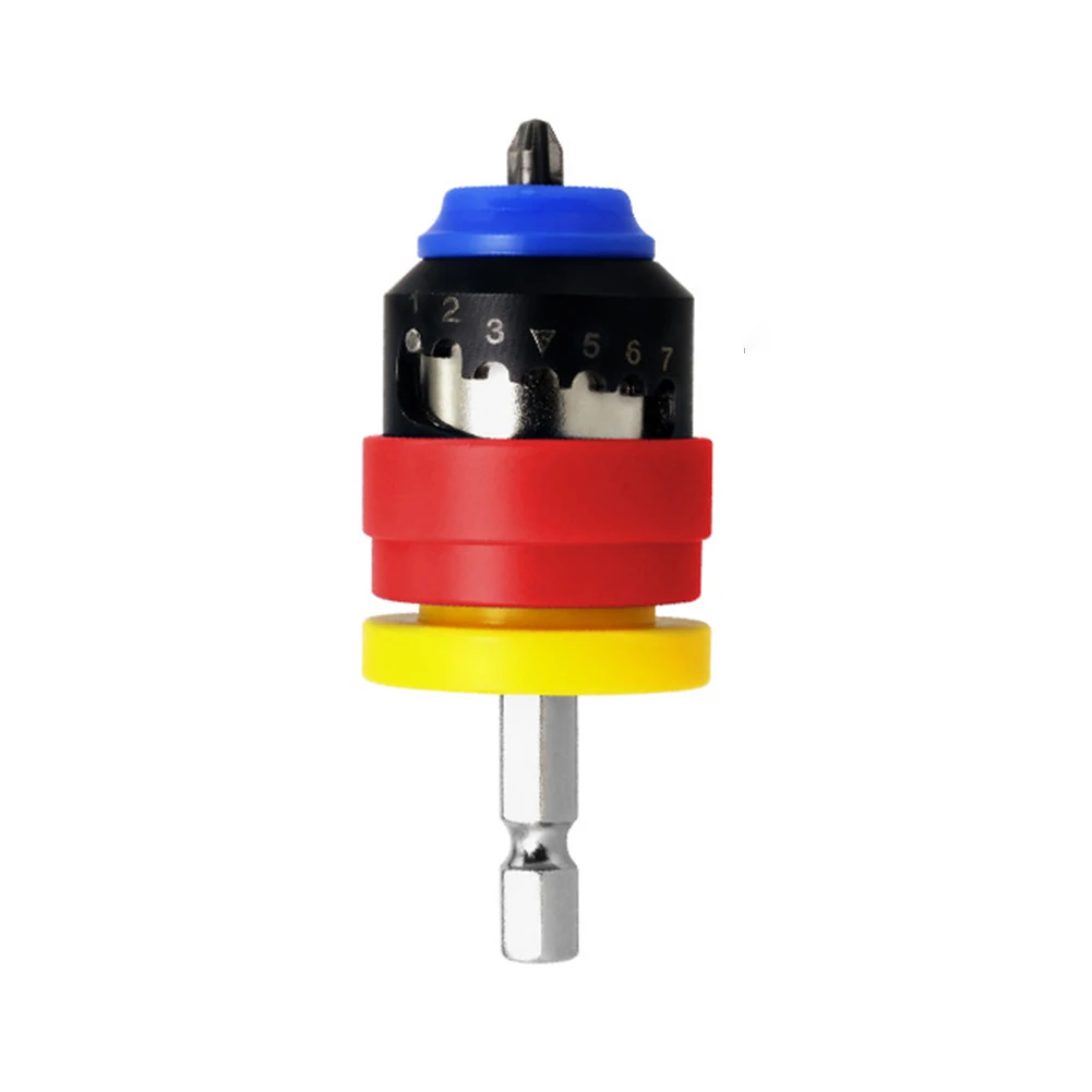 Precise Adjustable Drilling Depth Locator for Screwdrivers 7 Stops for Consistent Screw Depth in Wood Veneer and Composite