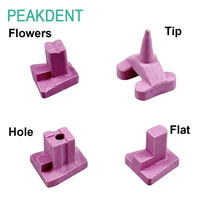 

10 шт., стоматологическая рамка с одним зубом, 4 типа, стоматологические рамки с одним зубом, керамические кронштейны для ногтей, керамические инструменты