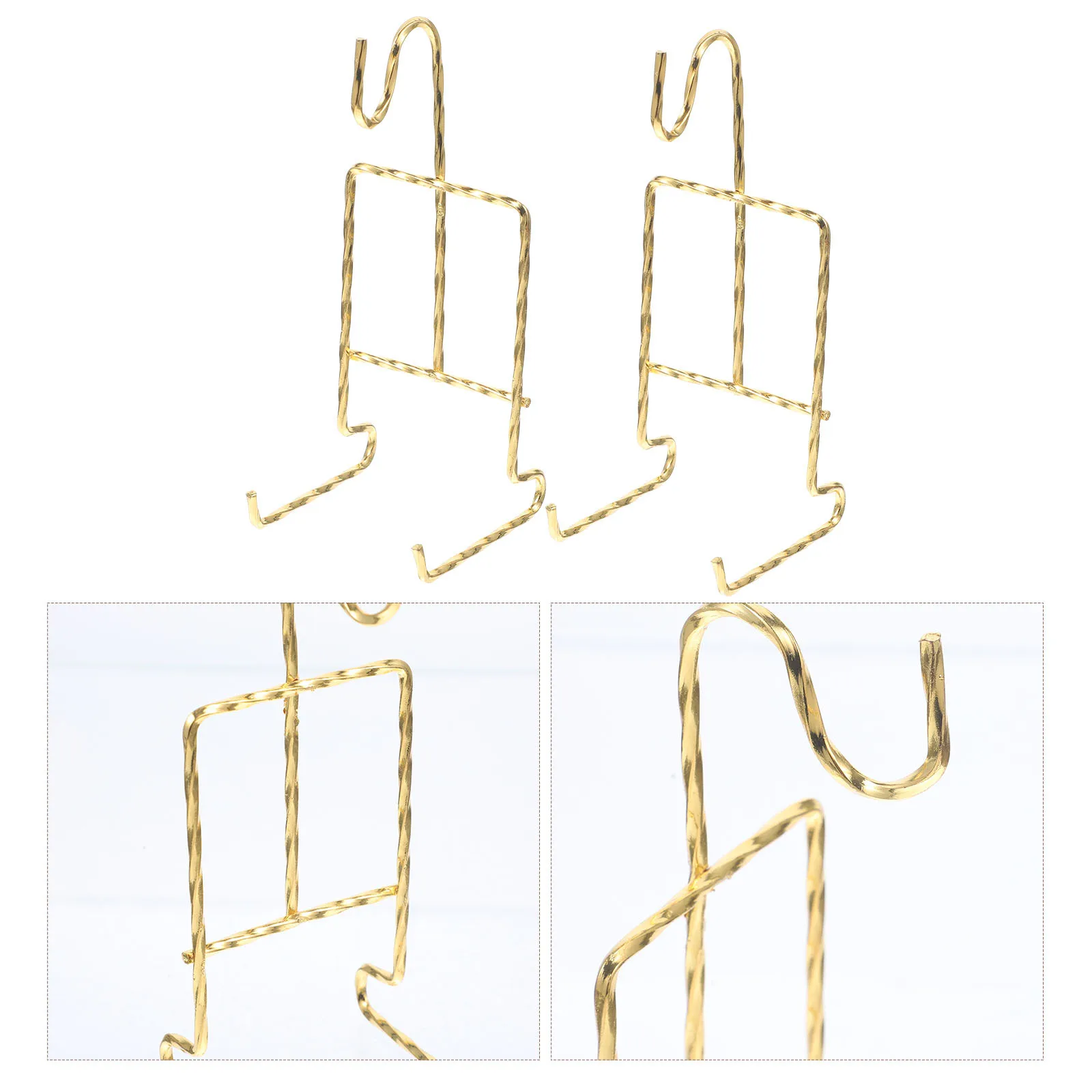 2 pezzi in ferro placcato per tazza da tè, piattino, portapiatti, espositore per tazze, espositore per piatti