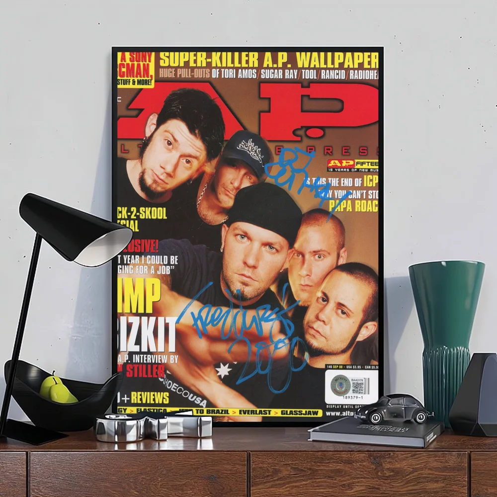 Limp Bizkit Classic Vintage Posters Waterproof Paper Sticker Coffee House Bar Home Decor