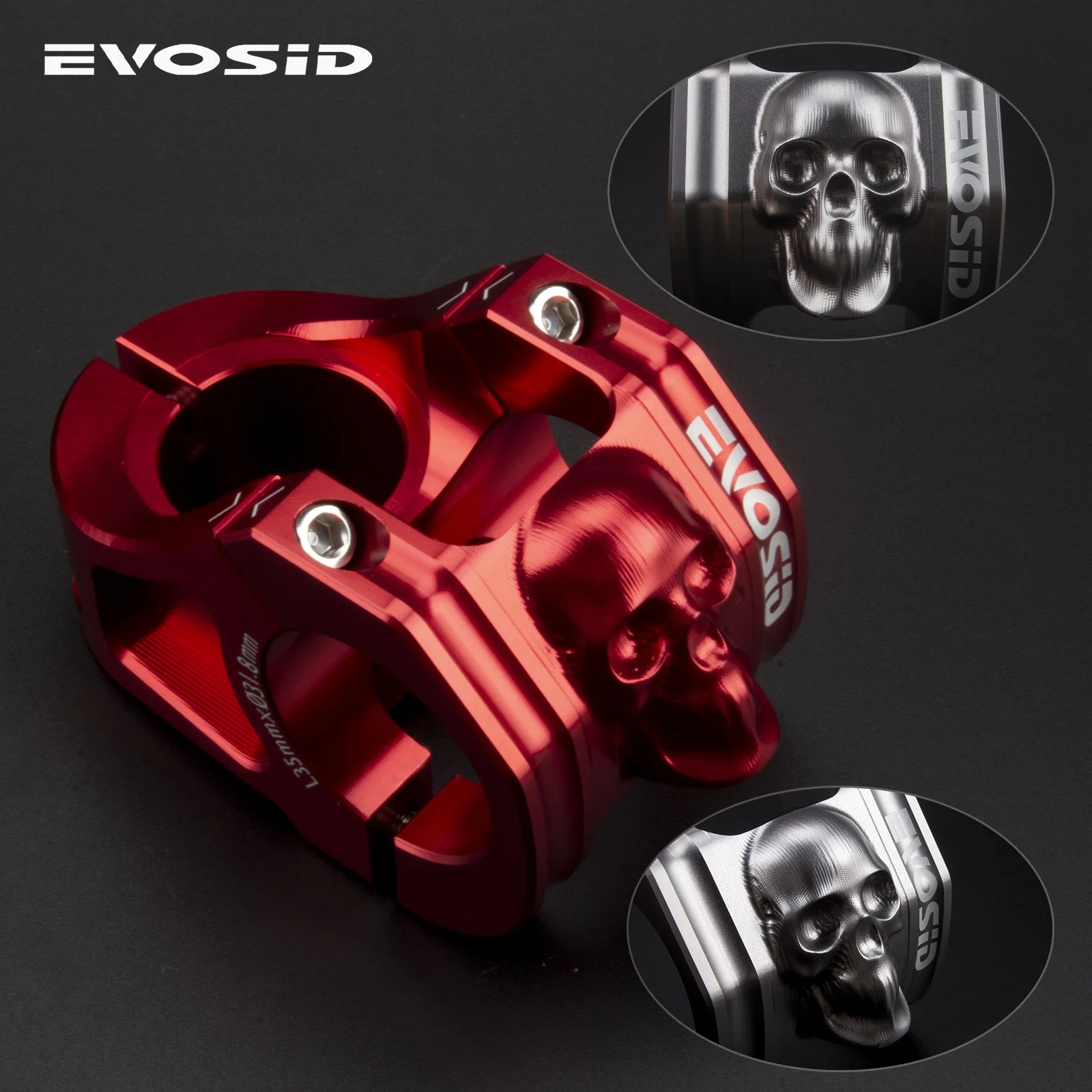 

EVOSID MTB Power Bike Stem высокопрочный алюминиевый шоссейный велосипед Stem CNC горный стояк мост для велосипеда 31,8 мм DH AM Enduro