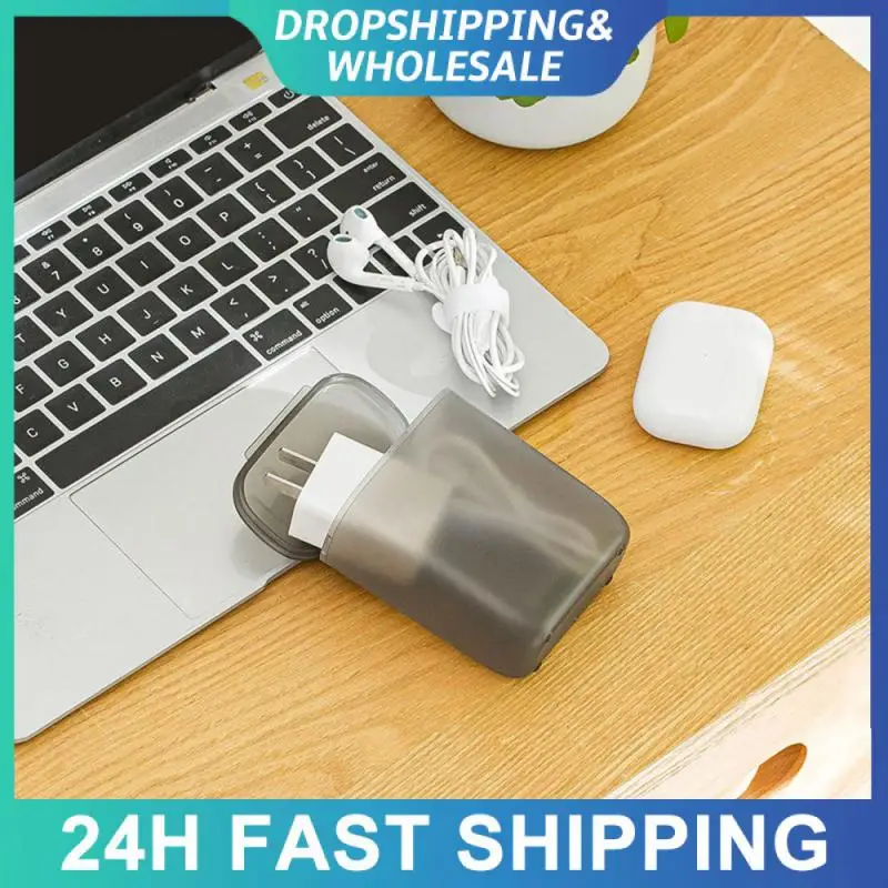 Portable Wire Cable Storage Box Travel Headphone Coin Jewelry Organizer Bin Dust-proof Drawer Makeup Lipstick Holder Container