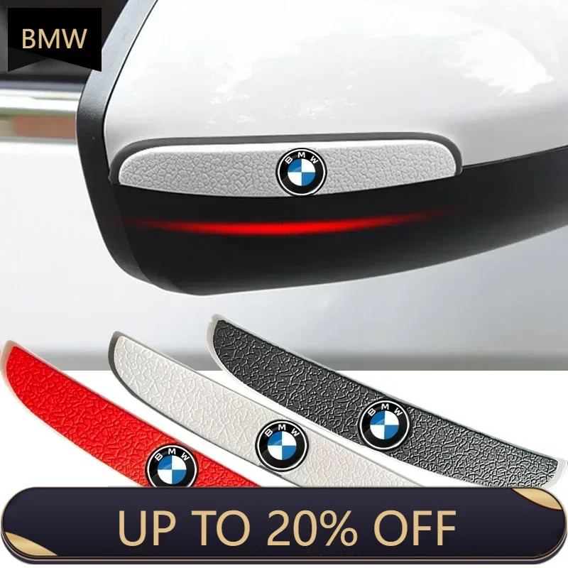 For BMW Car Door Rearview Mirror Anti-Collision Protector Strip Badge For BMW X1 X2 X3 X5 X4 X6 X7 G30 G20 G32 G11 G12 F40 F30 F