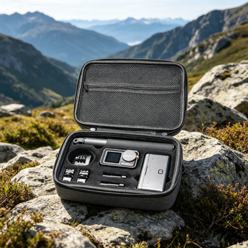 �y�Z�[�����zOsmo Action 5 Pro 4 3 �A�N�V�����J�����p�ی�EVA�P�[�X �ϏՌ��|�[�^�u���o�b�O ���b�V���|�P�b�g�t�� �o�b�e���[�[�d��}�E���g