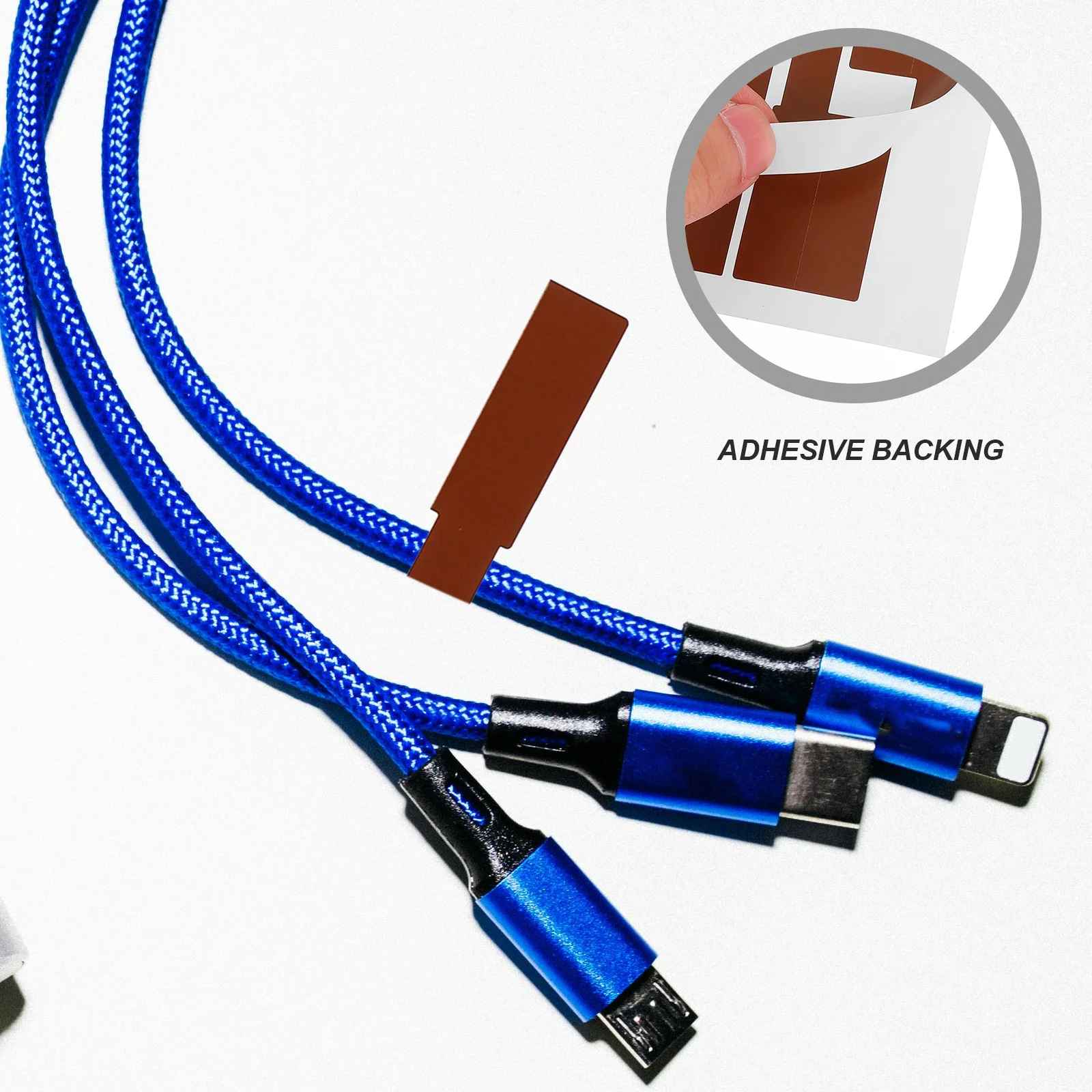 30 قطعة A4 تسميات كابلات قابلة للطباعة مقاوم للماء المسيل للدموع مقاومة عالية لاصق علامات الأسلاك للاستخدام المنزلي المهني