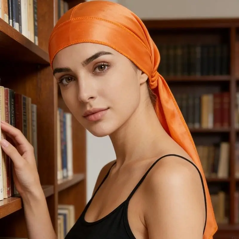 Durag Turban For Women Hijab For Women Hair Wrap Street Dance Head Wrap For Women Hijab Caps Chemo 6XDA