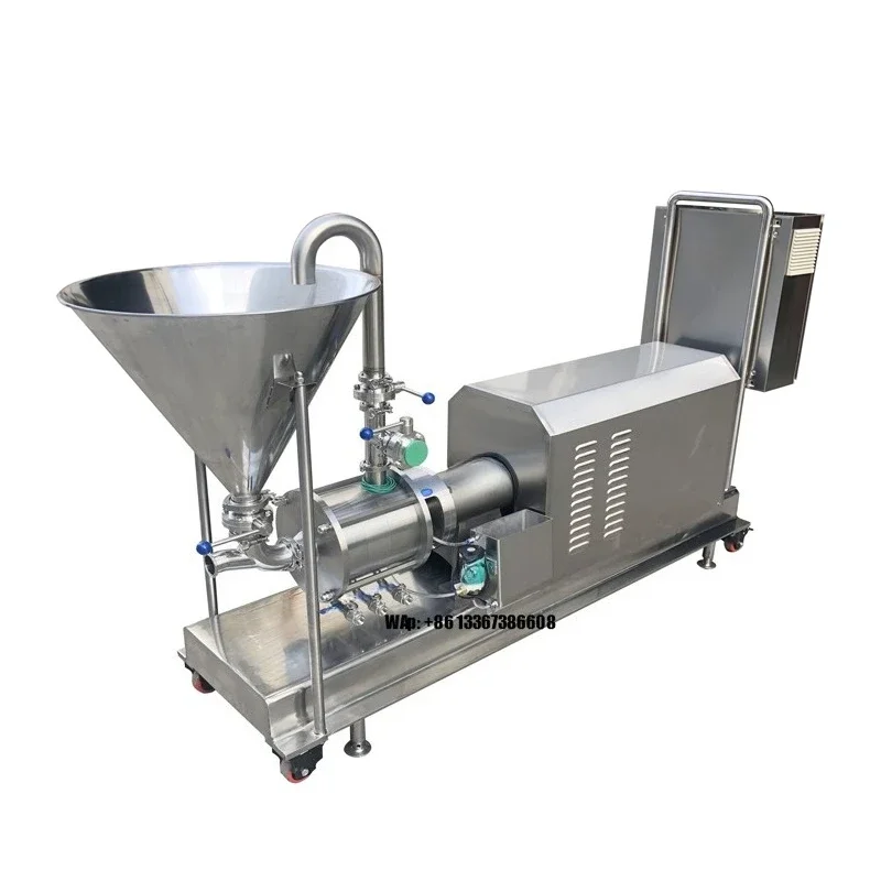 Stainless Steel Three Stage Pipeline High Shear Dispersing Emulsion Machine