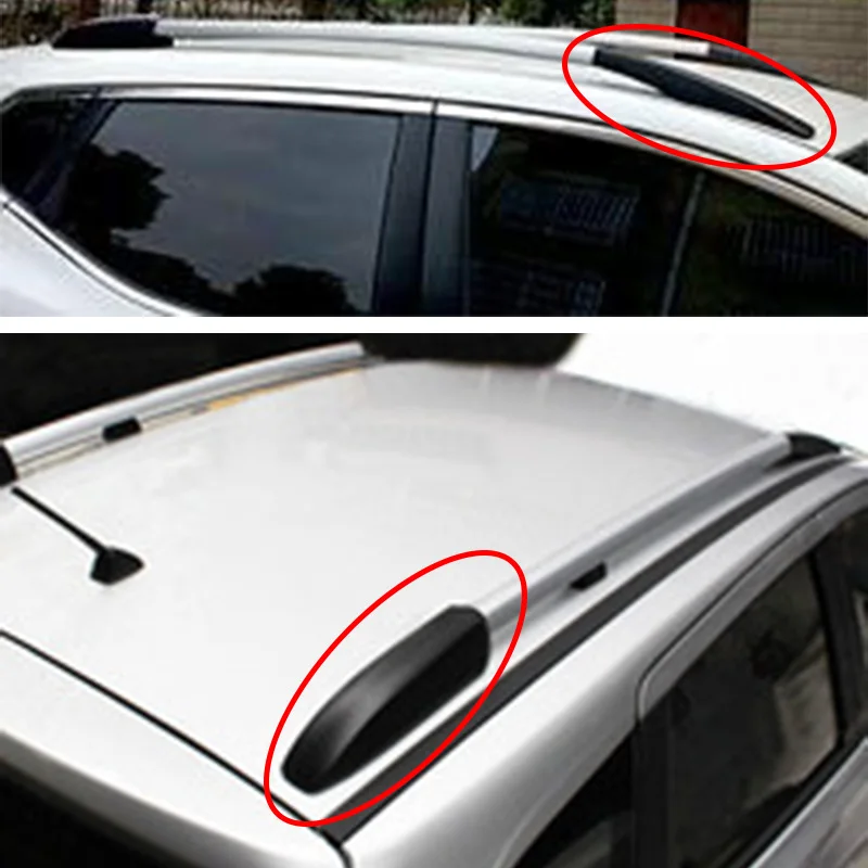 Roof Luggage Rack Cover+ Buckles Fit For Nissan Qashqai 2008-2015 Roof Rack Protective Shell Direct Replacement Car Accessories